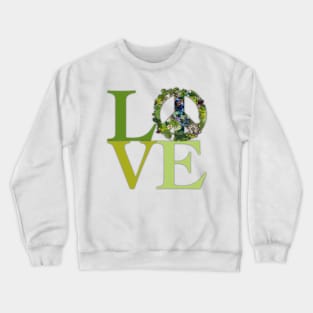 Love & Peace Symbol Crewneck Sweatshirt